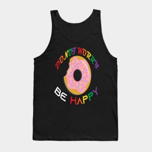 Donut Worry Be Happy Tank Top